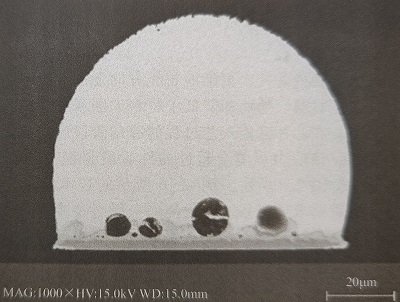 回流后電鍍焊料中的空洞 回流后電鍍焊料中的空洞