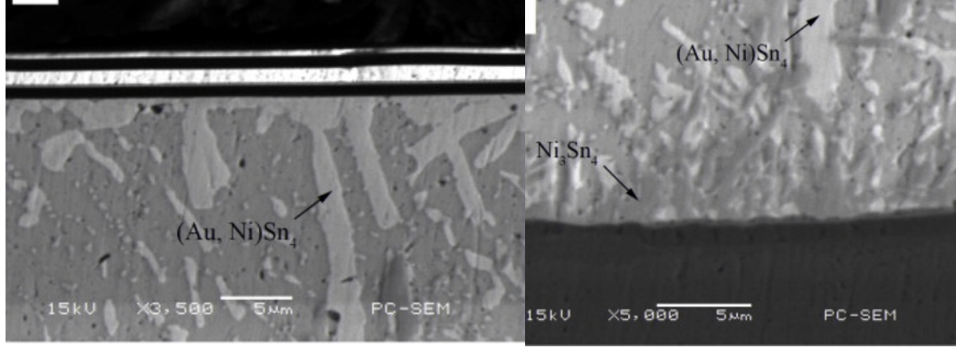 ENIG表面處理的焊點微觀結構 ENIG表面處理的焊點微觀結構
